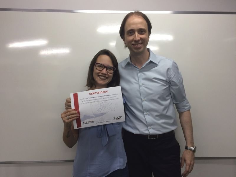 Curso de Marketing Digital para jornalistas em Brasília - Vanessa de Oliveira e Almir Rizzatto