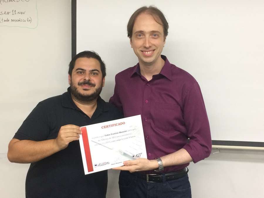 Curso de SEO para jornalistas - Fabio Manzini e Almir Rizzatto