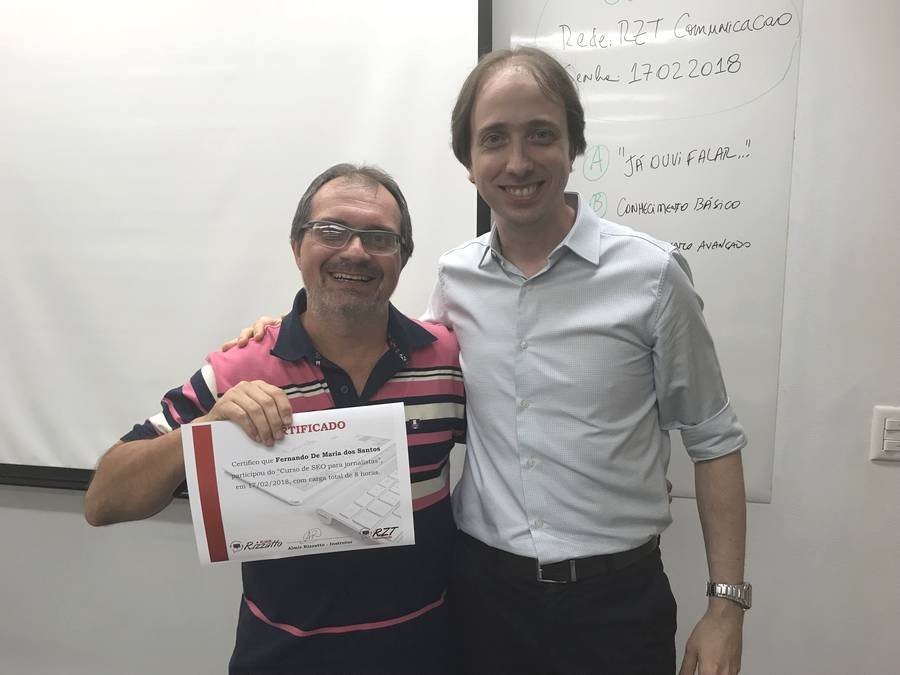 Curso de SEO para jornalistas - Fernando De Maria e Almir Rizzatto