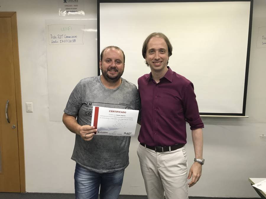 Curso de Marketing Digital para jornalistas - Sandro Alponte e Almir Rizzatto